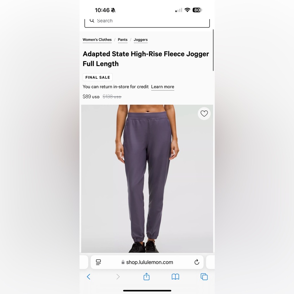 Lululemon joggers